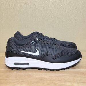 Nike Air Max 1 G Golf Spikeless Golf Shoes Black White CI7576-001 Men's Size 8.5